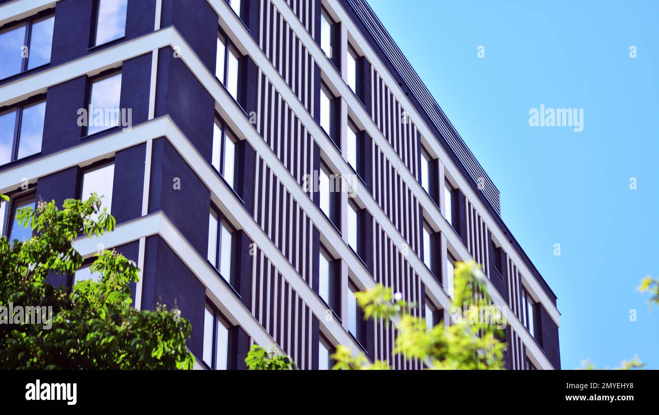 Picture Idea: Ecological Housing Architecture A Modern Residential Building In The
