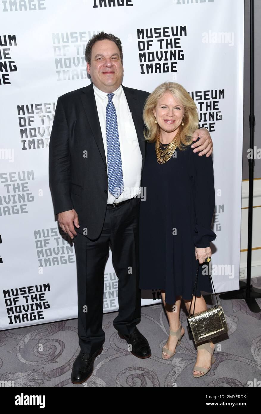 Actor Jeff Garlin and wife Marla Garlin attend the Museum of the Moving