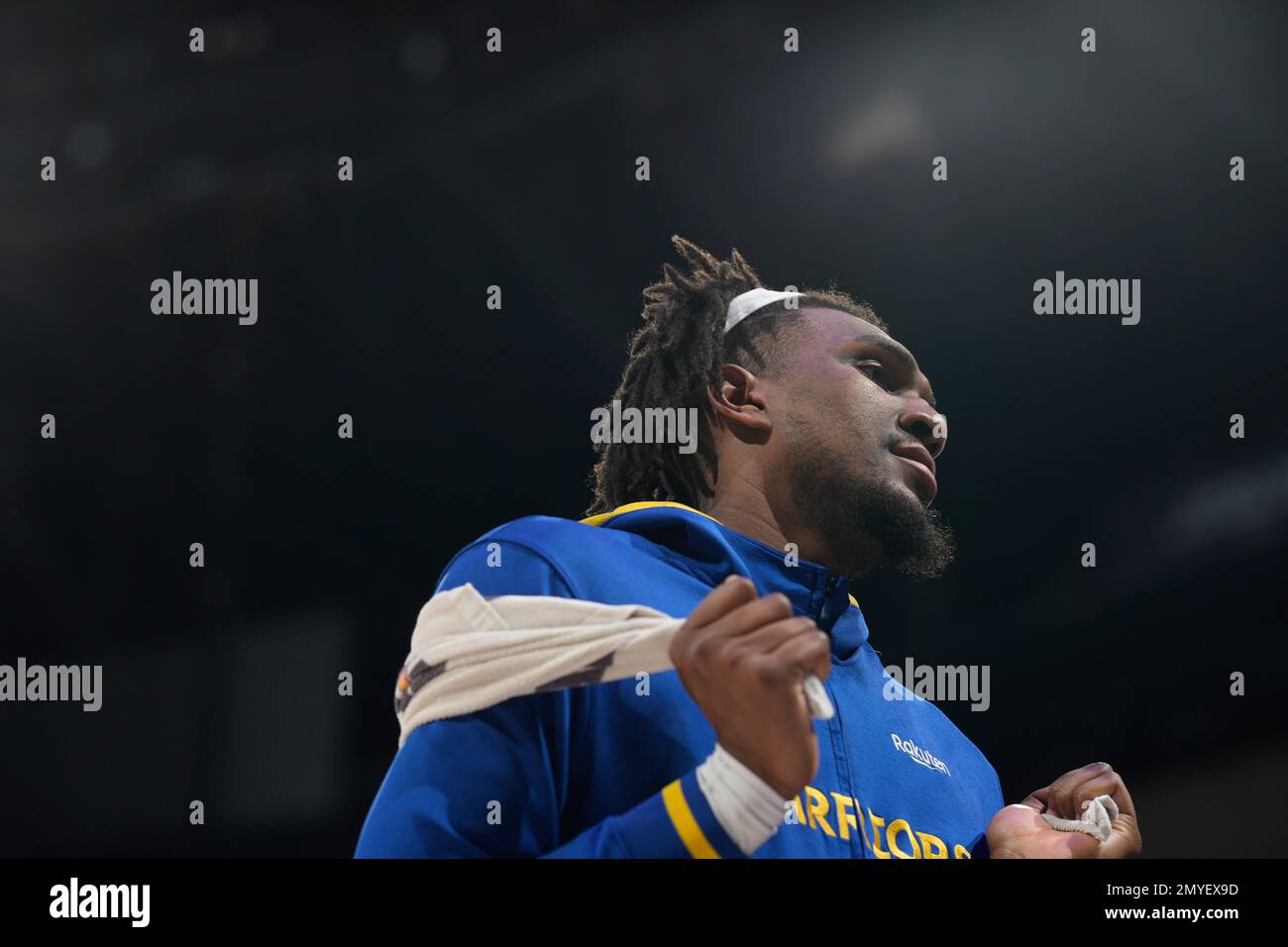 Golden State Warriors forward Kevon Looney (5) in the second half of an