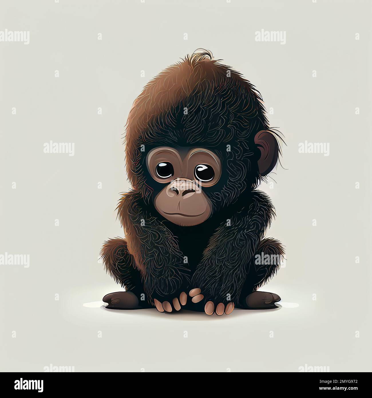 Cartoon illustration funny monkey on hi-res stock photography and images -  Page 11 - Alamy