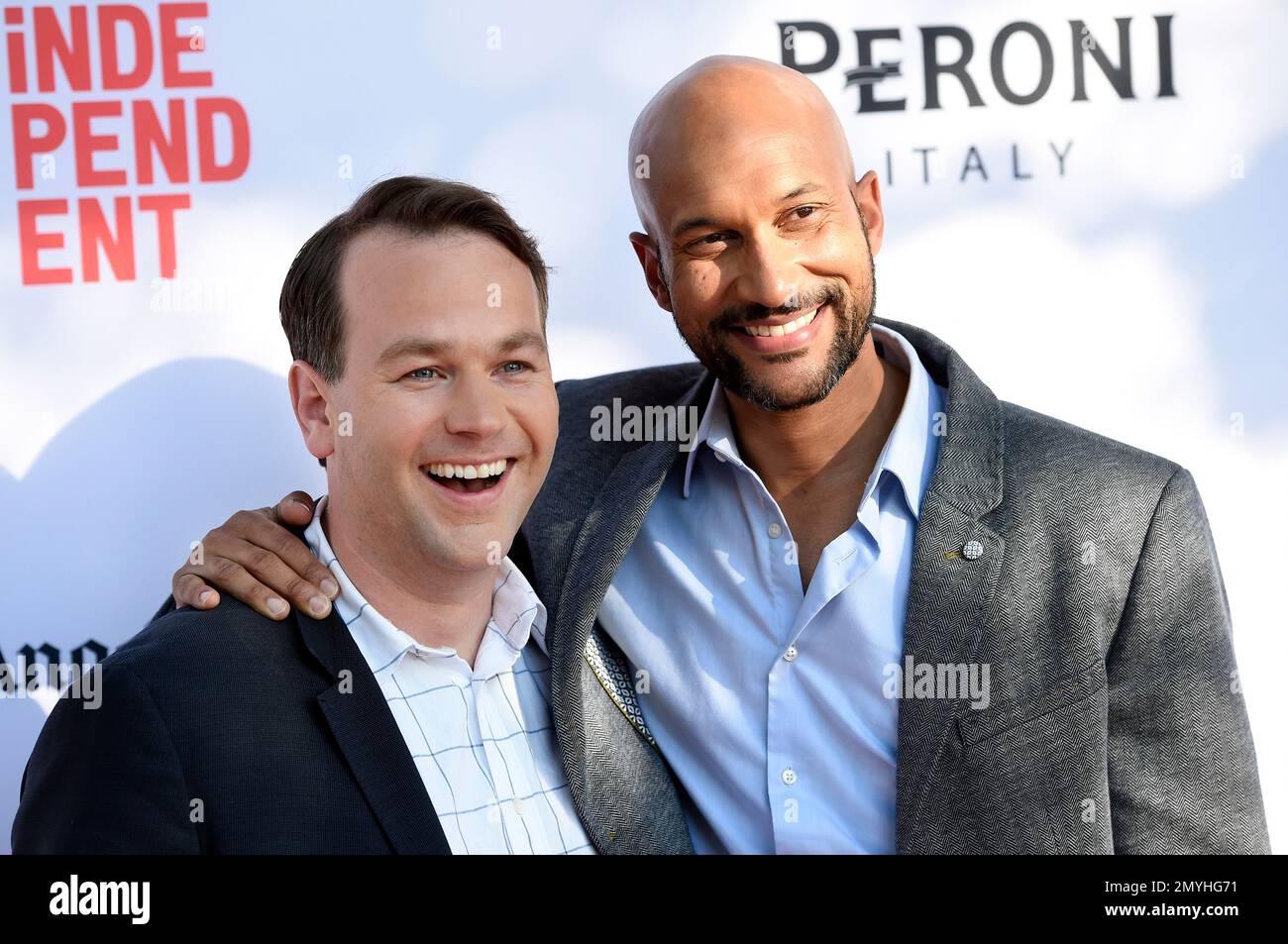 Mike Birbiglia, left, the writer, director and star of "Don't Think