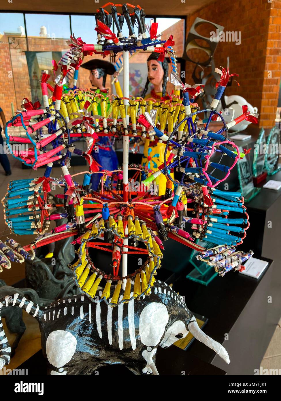 TULTEPEC, State of Mexico., January 16. National Museum of Pyrotechnics (MUNAPI), exhibits the origins and history of fireworks through fixed and traveling exhibitions, its visitors will know in detail the elaboration and tradition of this activity. January 16, in Tultepec, State of Mexico. (Credit Image: © Author/eyepix via ZUMA Press Wire) EDITORIAL USAGE ONLY! Not for Commercial USAGE! Stock Photo