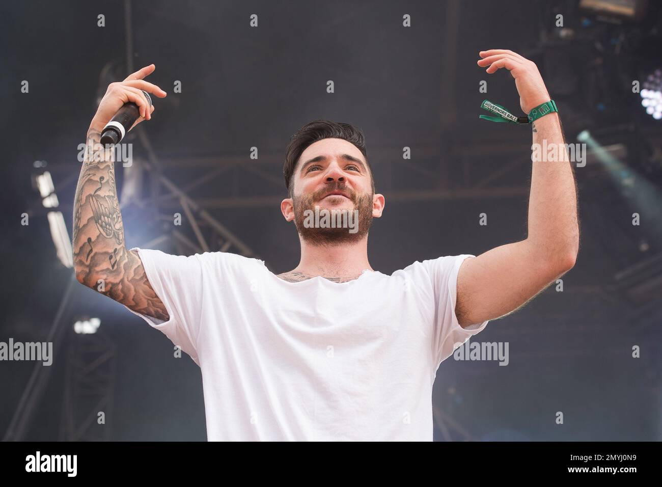 Jon Bellion performs on day two of the Governors Ball Music Festival on  Saturday June 4 2016 in New York Photo by Charles SykesInvisionAP  Stock Photo  Alamy