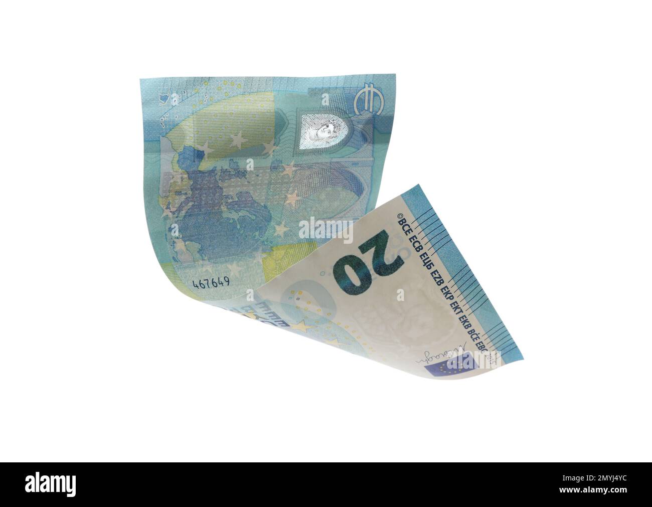 20-euro-banknote-flying-on-white-background-stock-photo-alamy