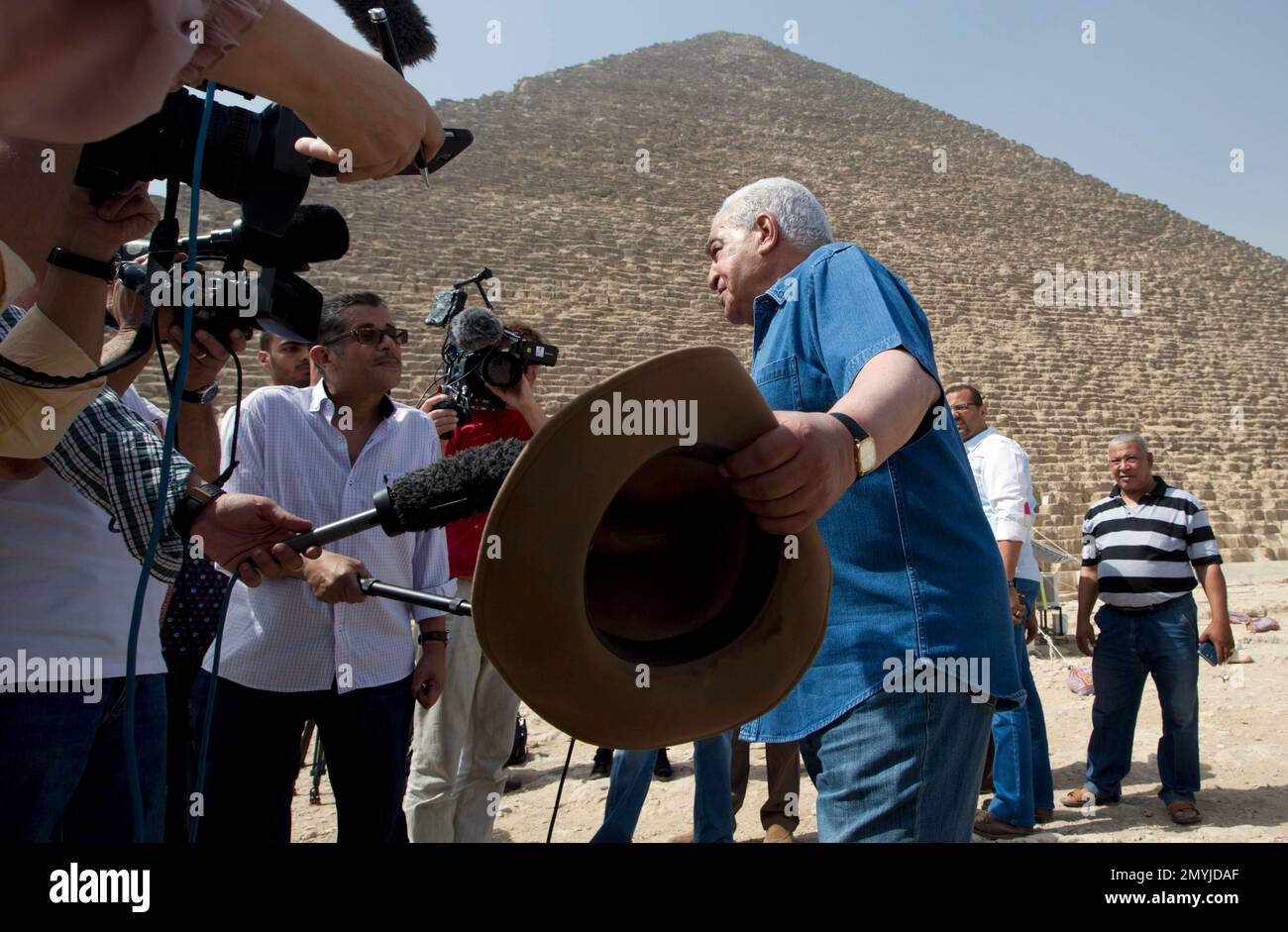 Egyptian archaeologist Zahi Hawass, Egypt's former head of antiquities