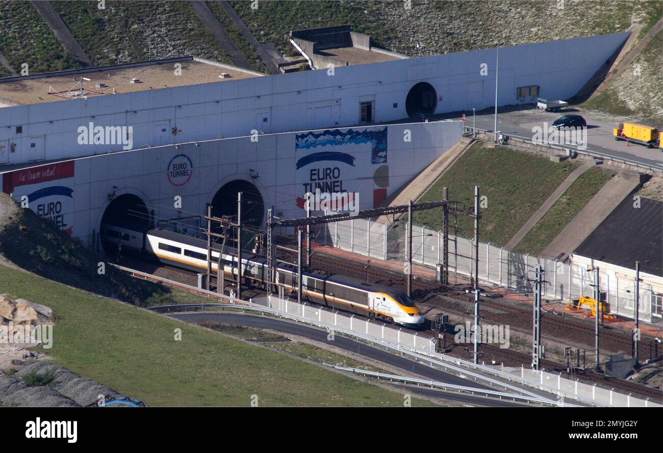 FILE- In this Friday, Sept. 25, 2015 file photo, an aerial view shows a ...