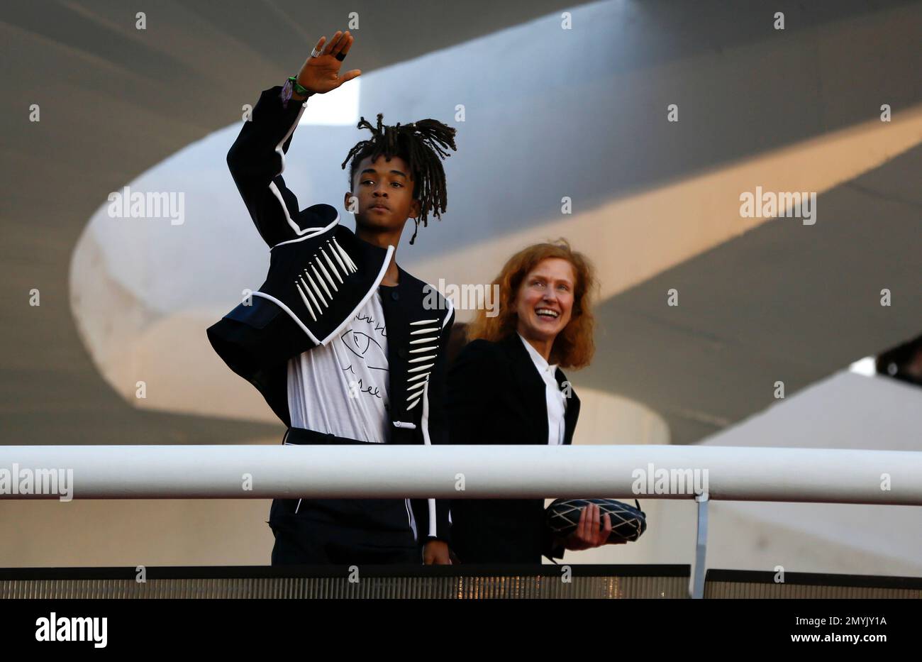 Paris, France. 02nd Oct, 2023. Jaden Smith attending the Louis Vuitton SS  24 show during Paris Fashion Week on October 2, 2023 in Paris, France.  Photo by Julien Reynaud/APS-Medias/ABACAPRESS.COM Credit: Abaca Press/Alamy