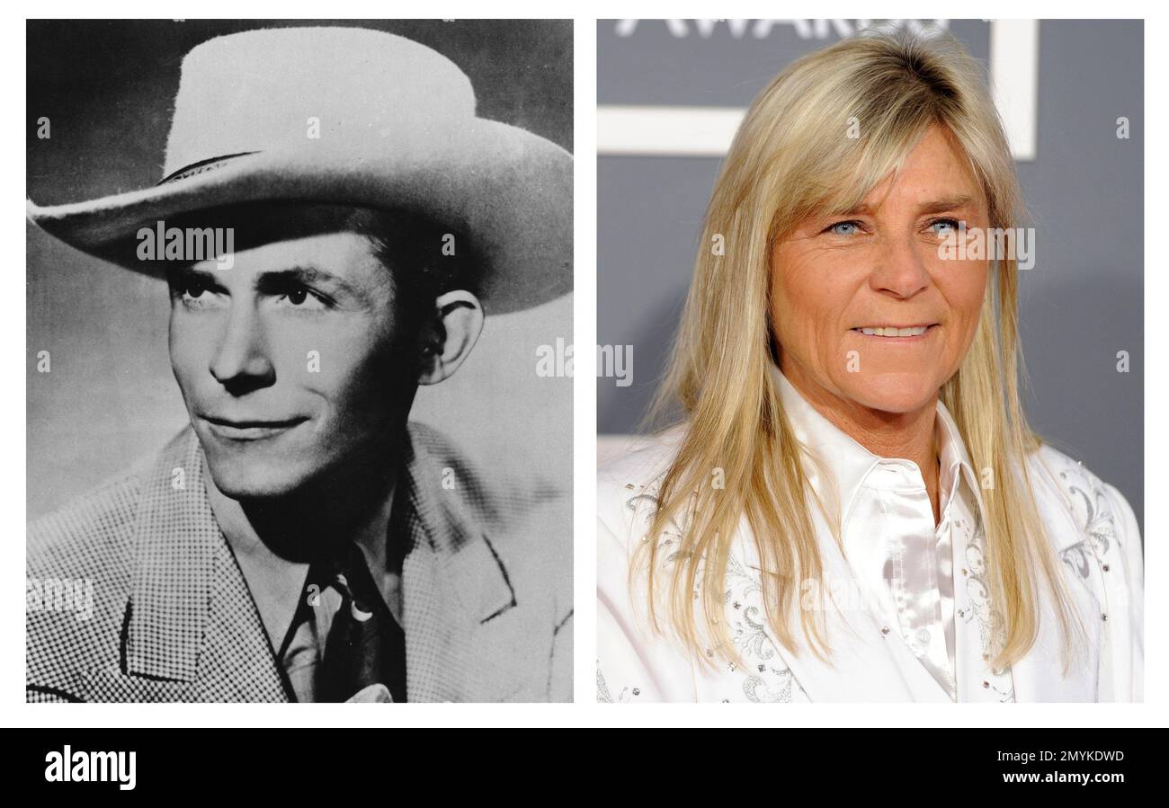 This combination of file photos shows Country and Western singer and