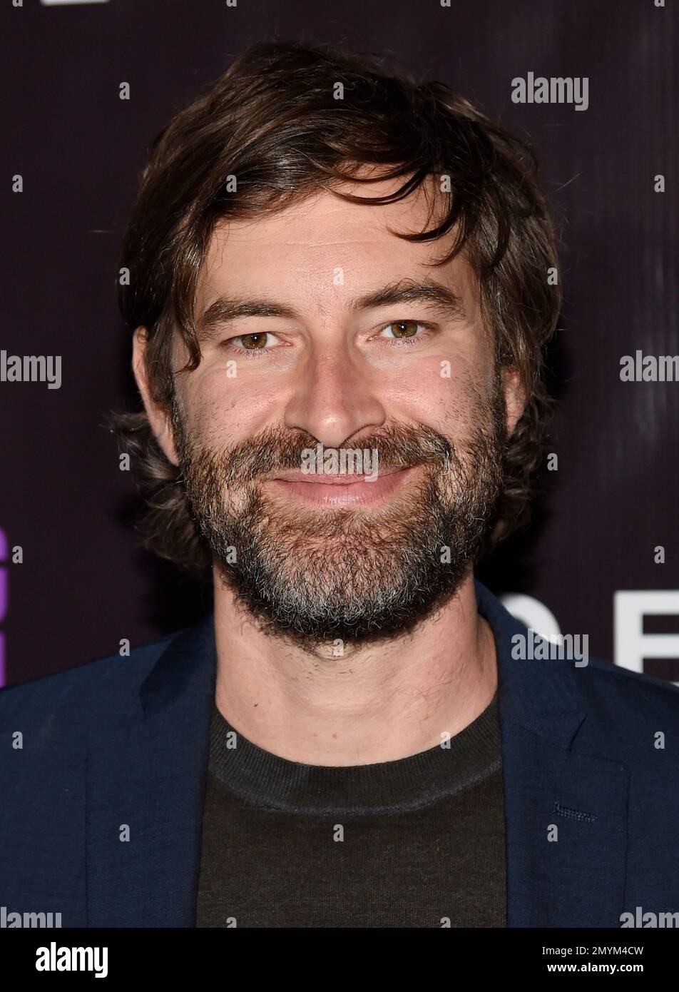Filmmaker Mark Duplass poses at P.S. Arts' "the pARTy!" at Neuehouse on