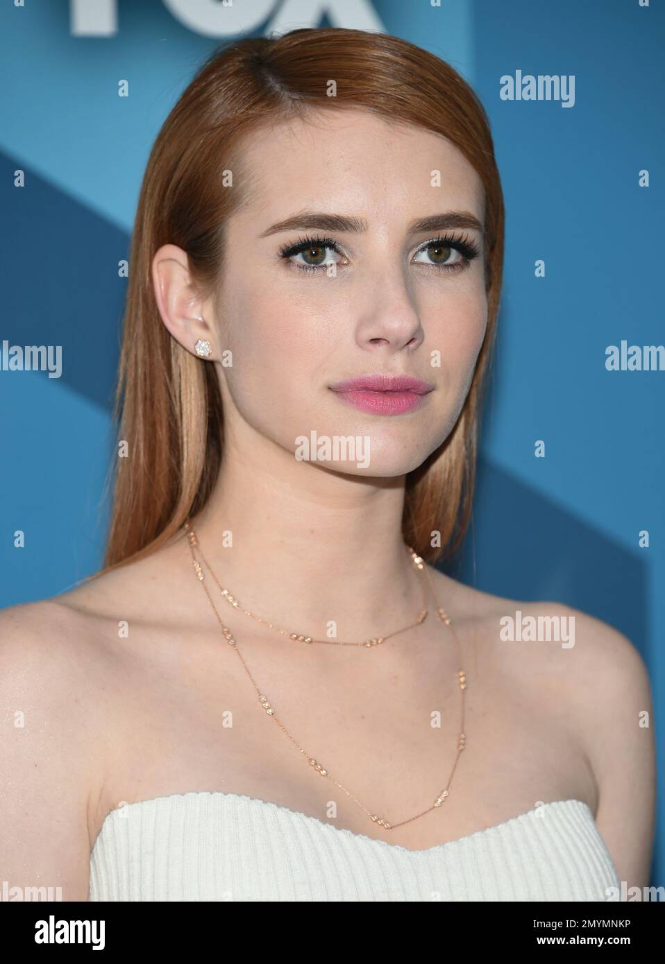 Actress Emma Roberts attends the FOX Networks 2016 Upfront Presentation