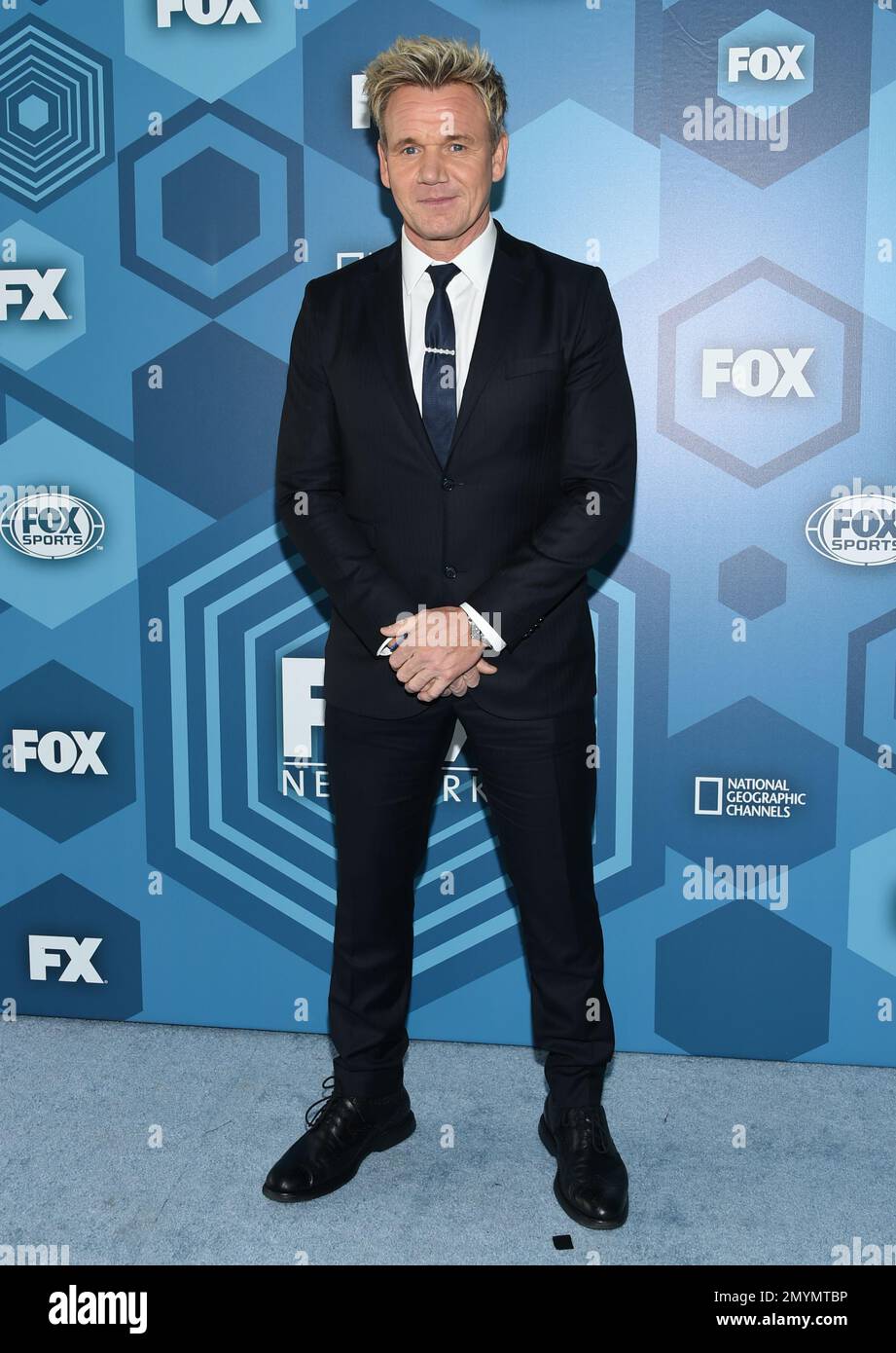 Gordon Ramsay arrives at the FOX Networks Upfront Presentation Party at ...