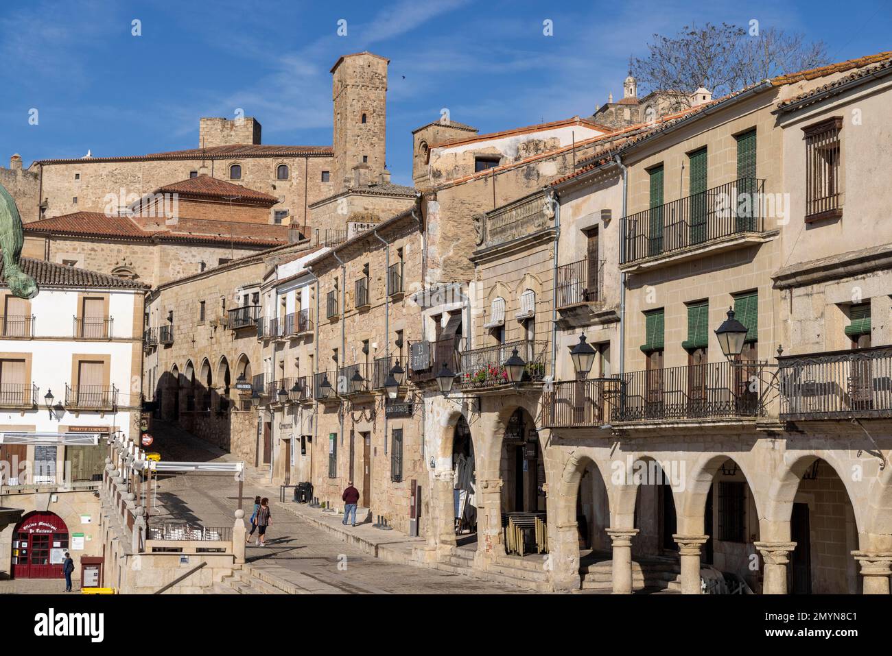 Trujillo, Old Town, San Martin Church, Caceres Province, Spain, Europe Stock Photo