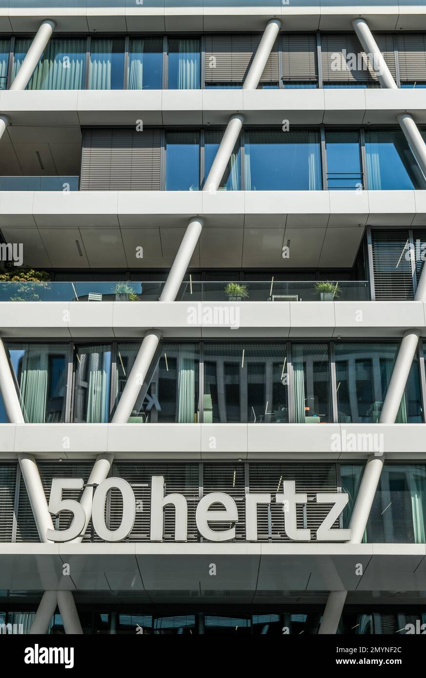 Corporate Headquarters, 50hertz Transmission, Heidestraße, Mitte, Berlin, Germany, Europe Stock Photo