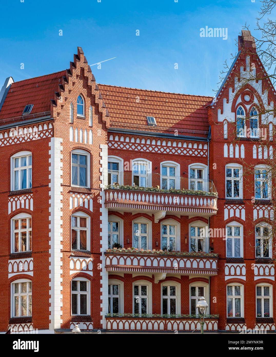 Residential building in the Borsigsiedlung in Tegel, Berlin, Germany