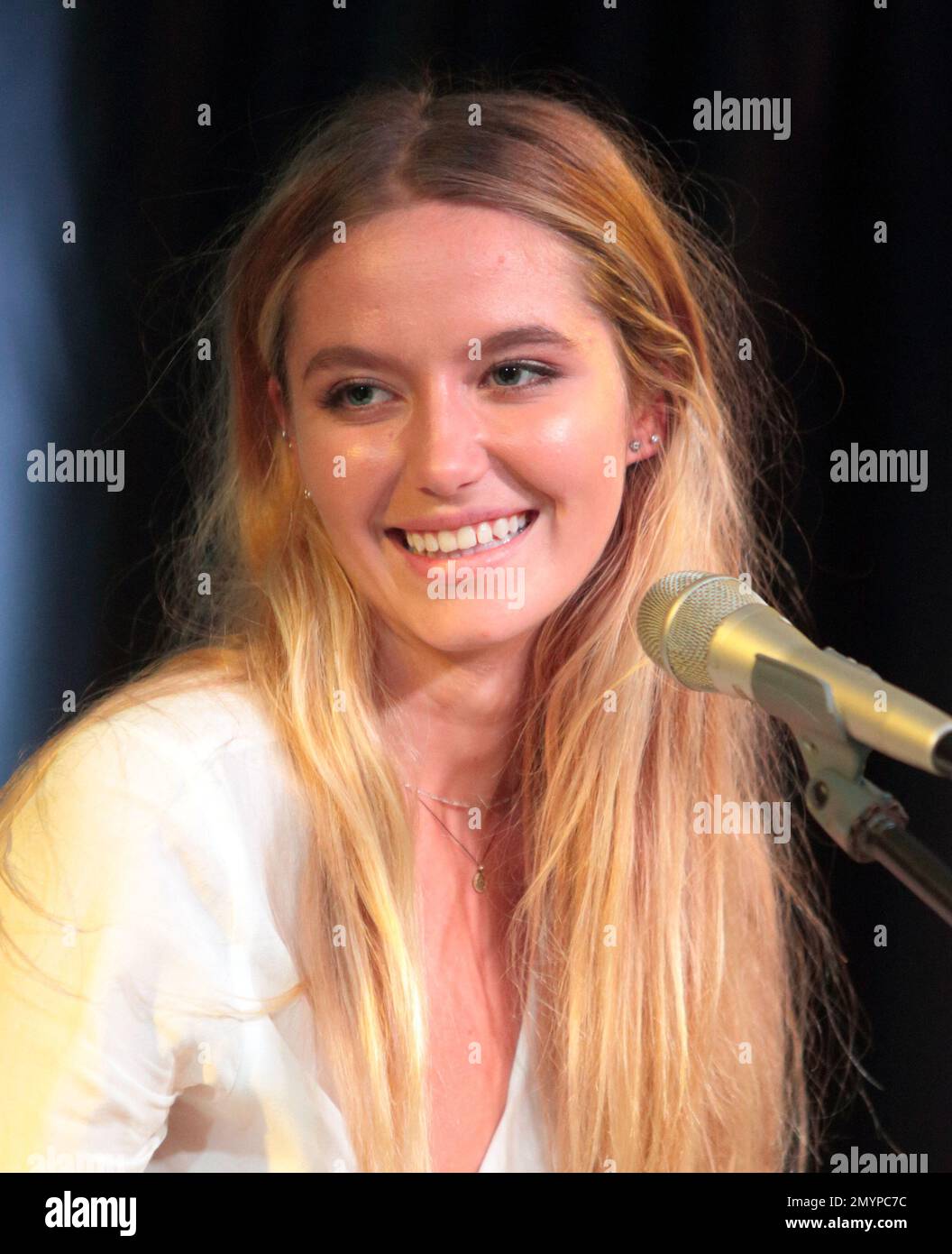 Ruby Carr of the band Bahari visits the Q102 Performance Theater on