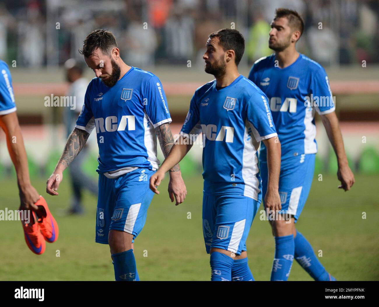 Ezequiel Videla, left, Facundo Pereira, center, and Nicolas Sanchez of