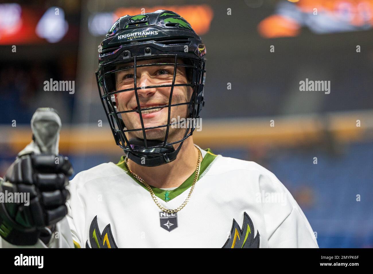 February 4th, 2023 Rochester Knighthawks forward Connor Fields (10