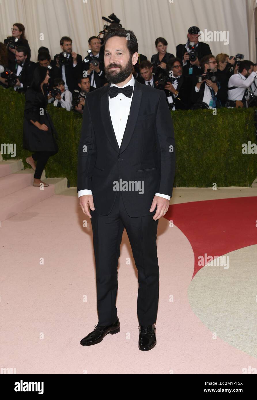 Paul Rudd arrives at The Metropolitan Museum of Art Costume Institute ...