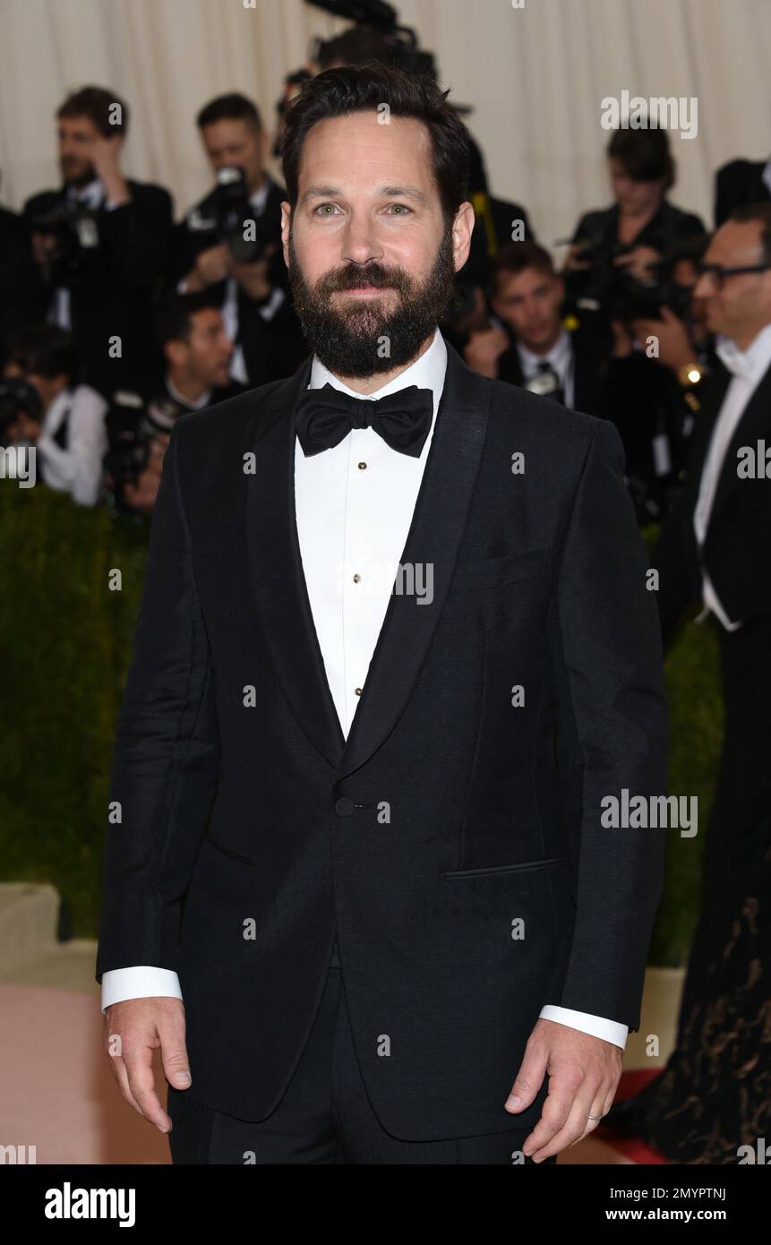 Paul Rudd arrives at The Metropolitan Museum of Art Costume Institute ...
