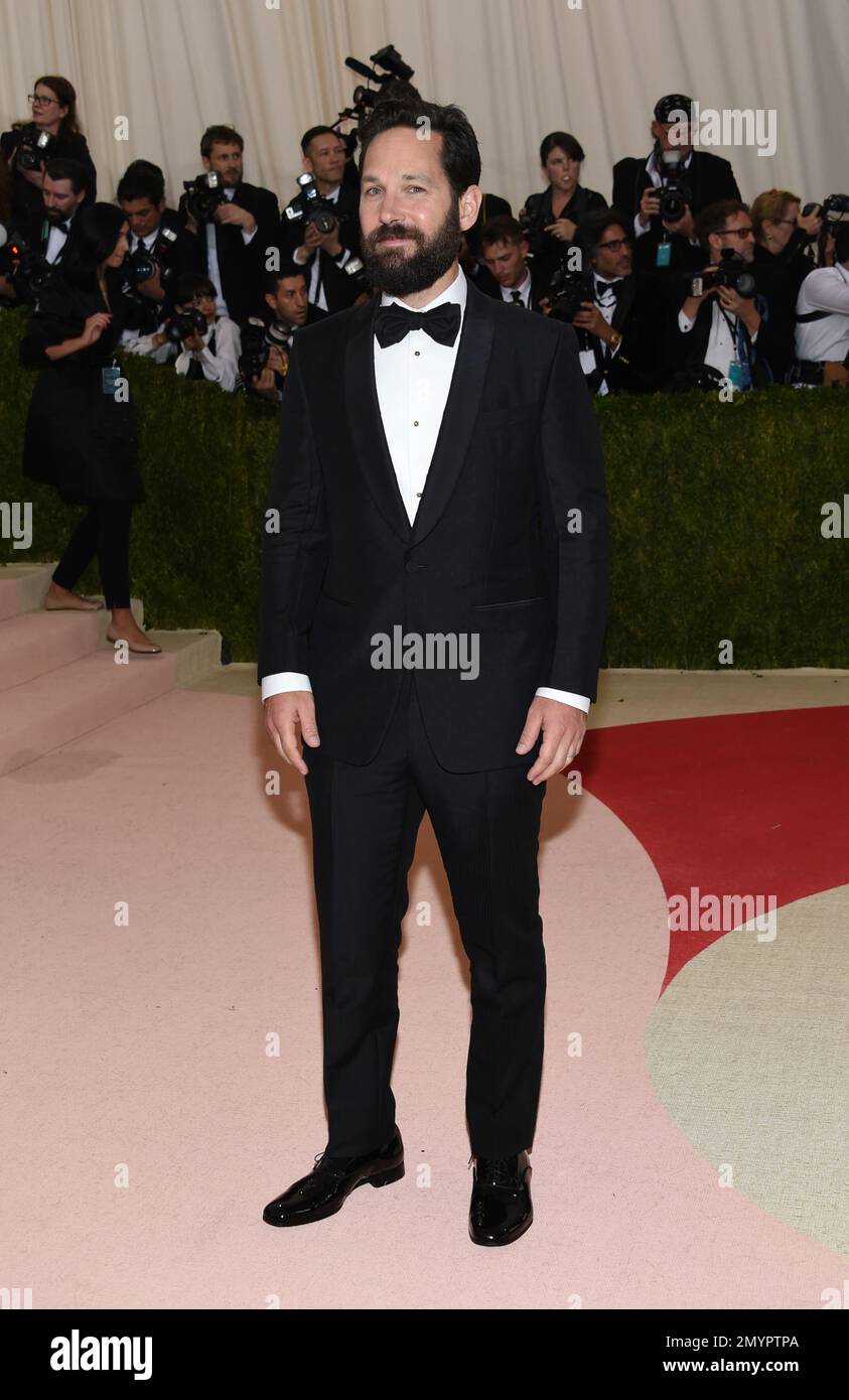 Paul Rudd arrives at The Metropolitan Museum of Art Costume Institute ...