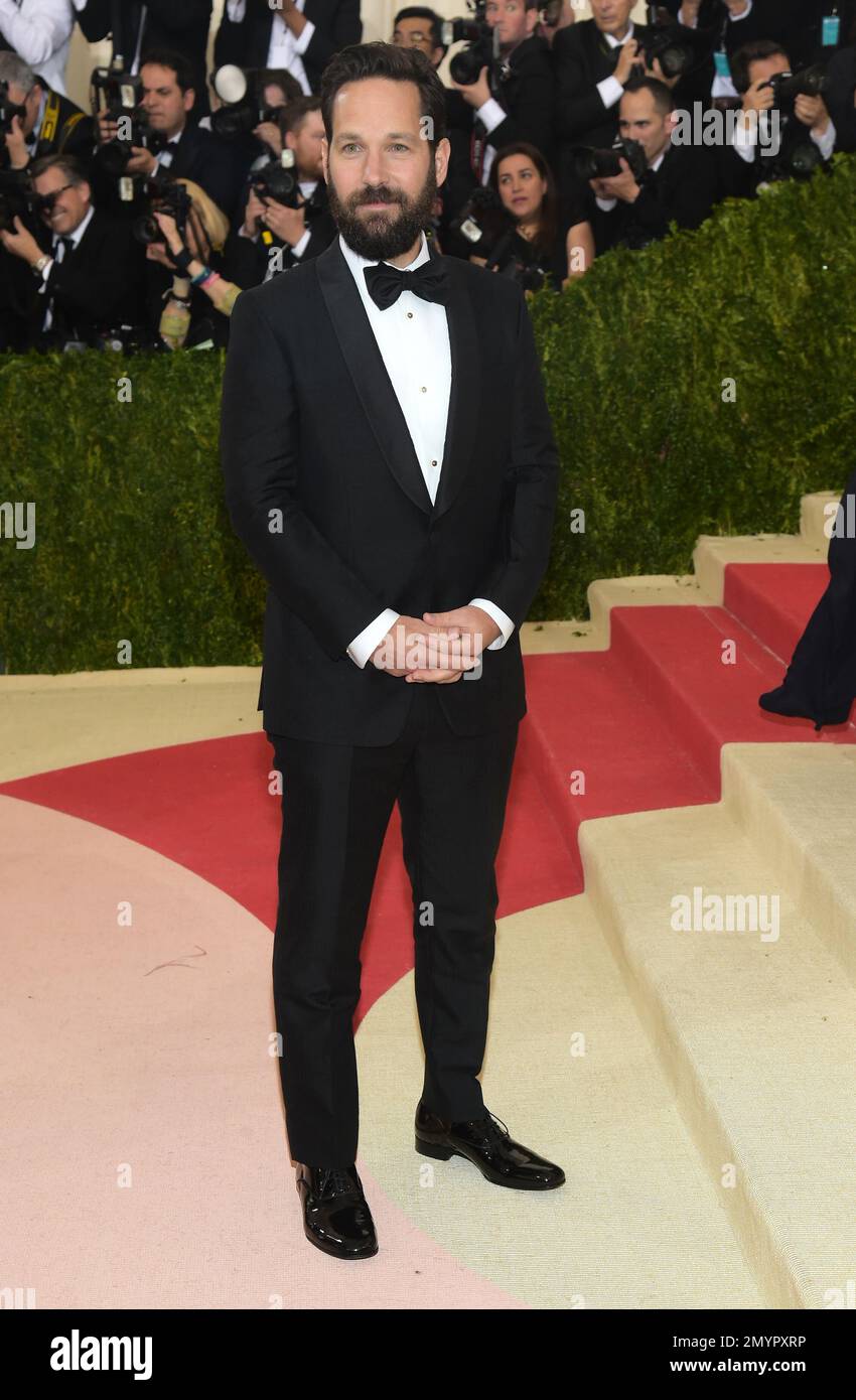 Paul Rudd arrives at The Metropolitan Museum of Art Costume Institute ...