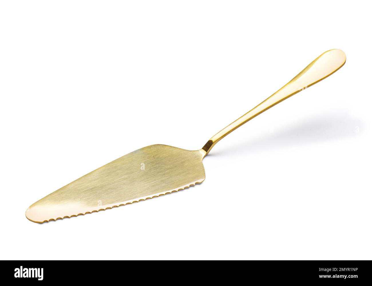 Cake spatula isolated on white background Stock Photo Alamy