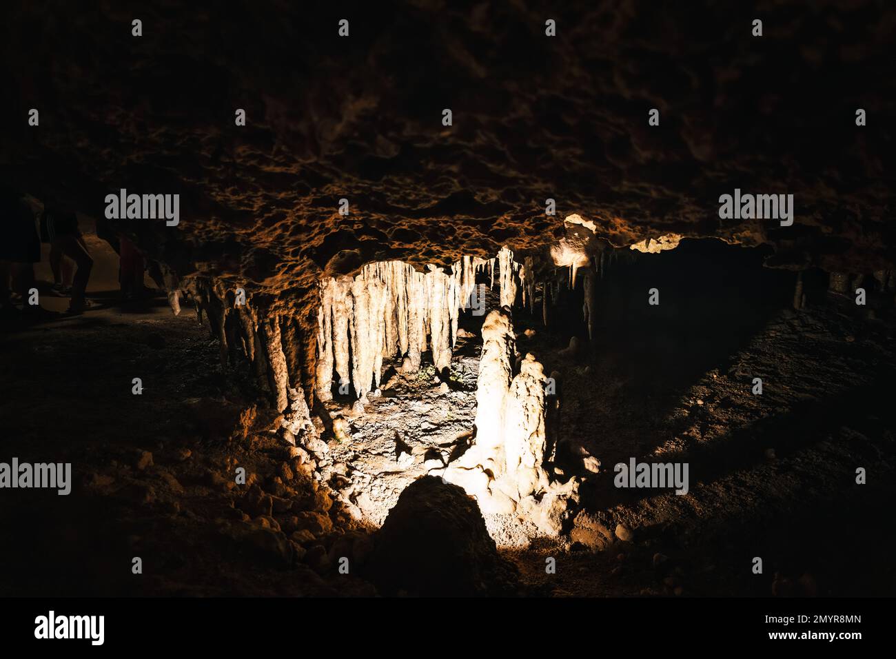 The underground adventure of a Florida Caverns Stock Photo Alamy