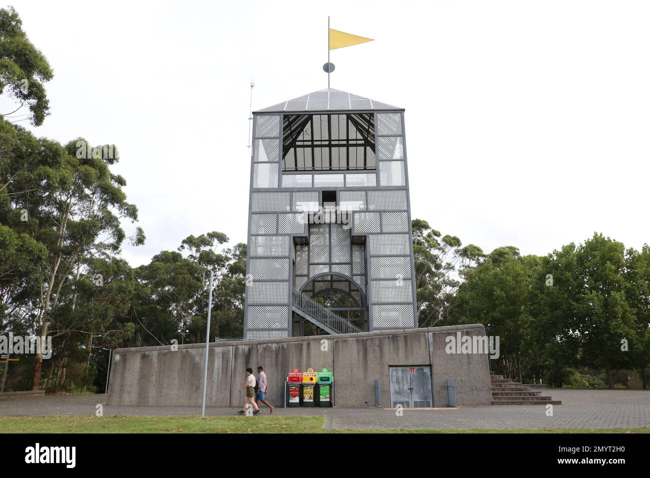 Treillage Tower, Bicentennial Park, Sydney Olympic Park. Stock Photo