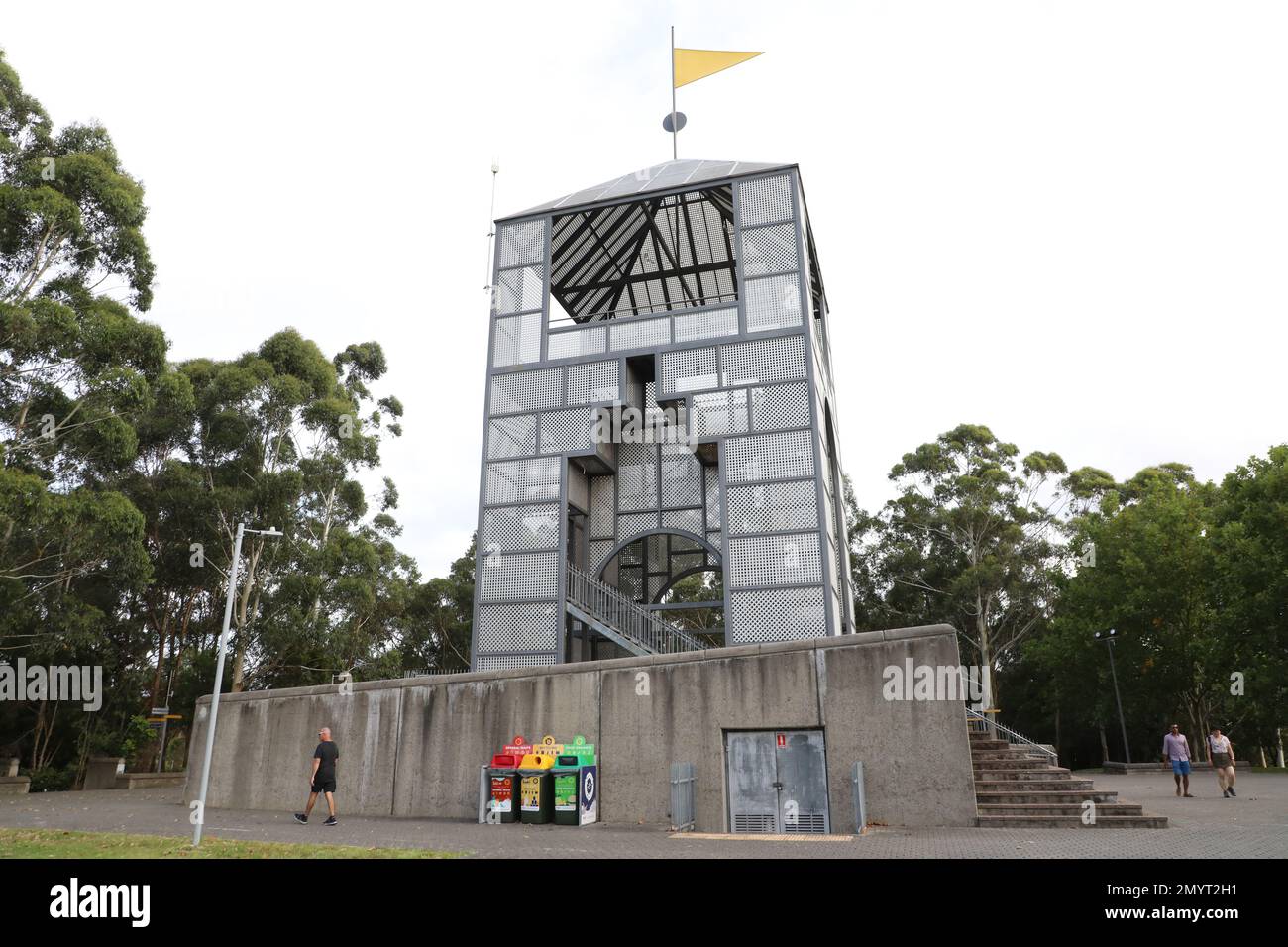 Treillage Tower, Bicentennial Park, Sydney Olympic Park. Stock Photo