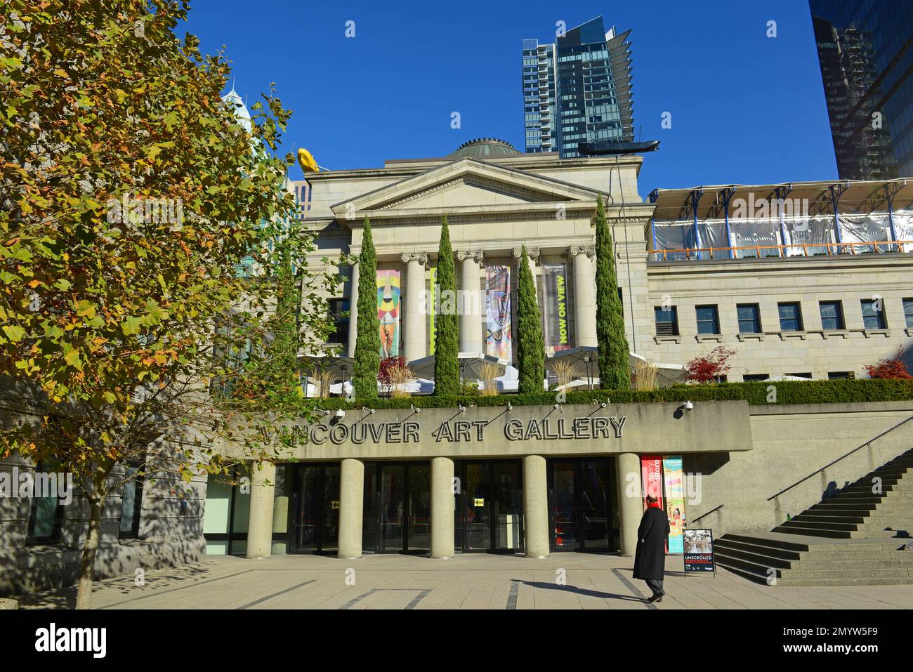 Vancouver Art Gallery at 750 Hornby Street in downtown Vancouver