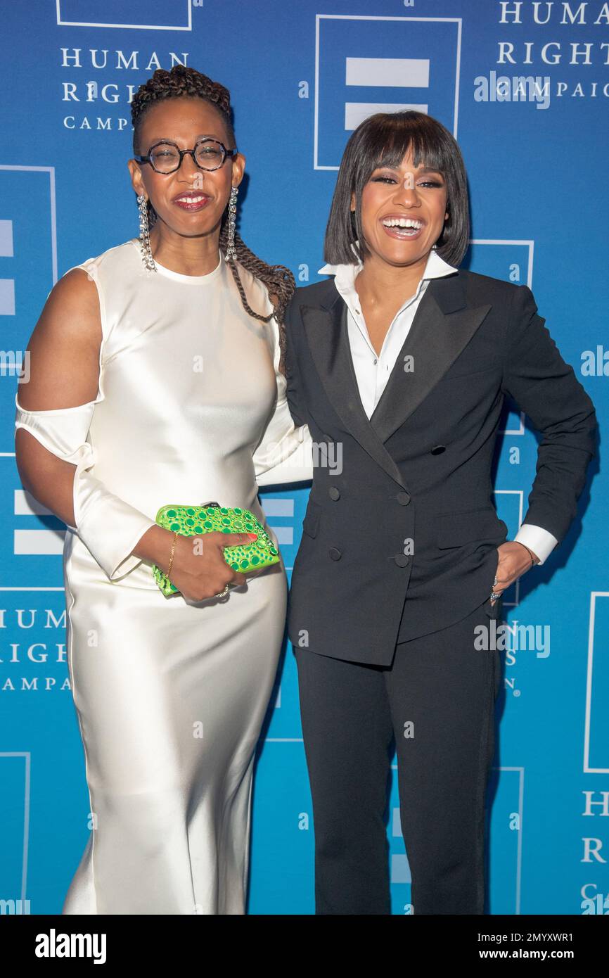 New York, United States. 04th Feb, 2023. Kelley Robinson and Ariana DeBose  attend Human Rights Campaign 2023 Greater New York Dinner at Marriott  Marquis Times Square in New York City. Credit: SOPA