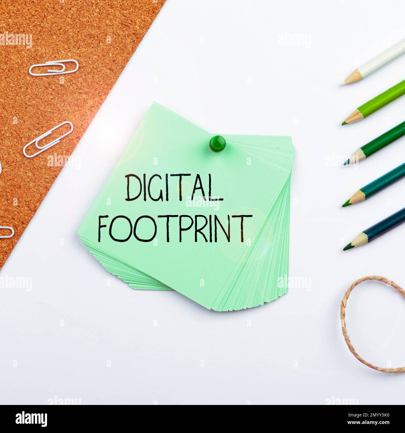 Inspiration showing sign Digital Footprint. Word Written on uses