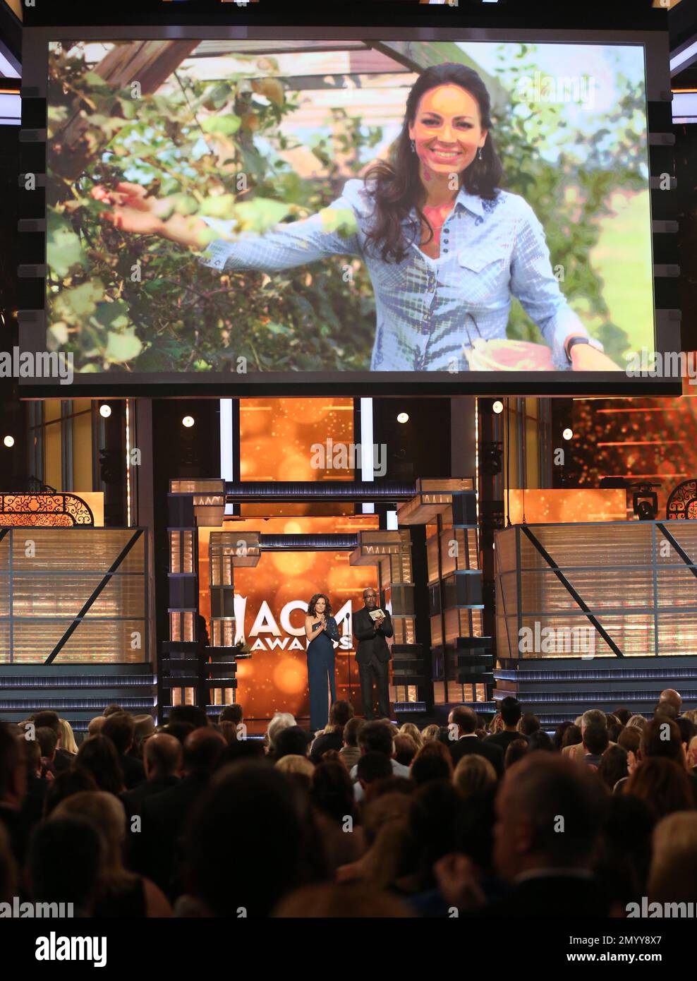 Martina McBride, left, and Darius Rucker pay tribute to the late Joey
