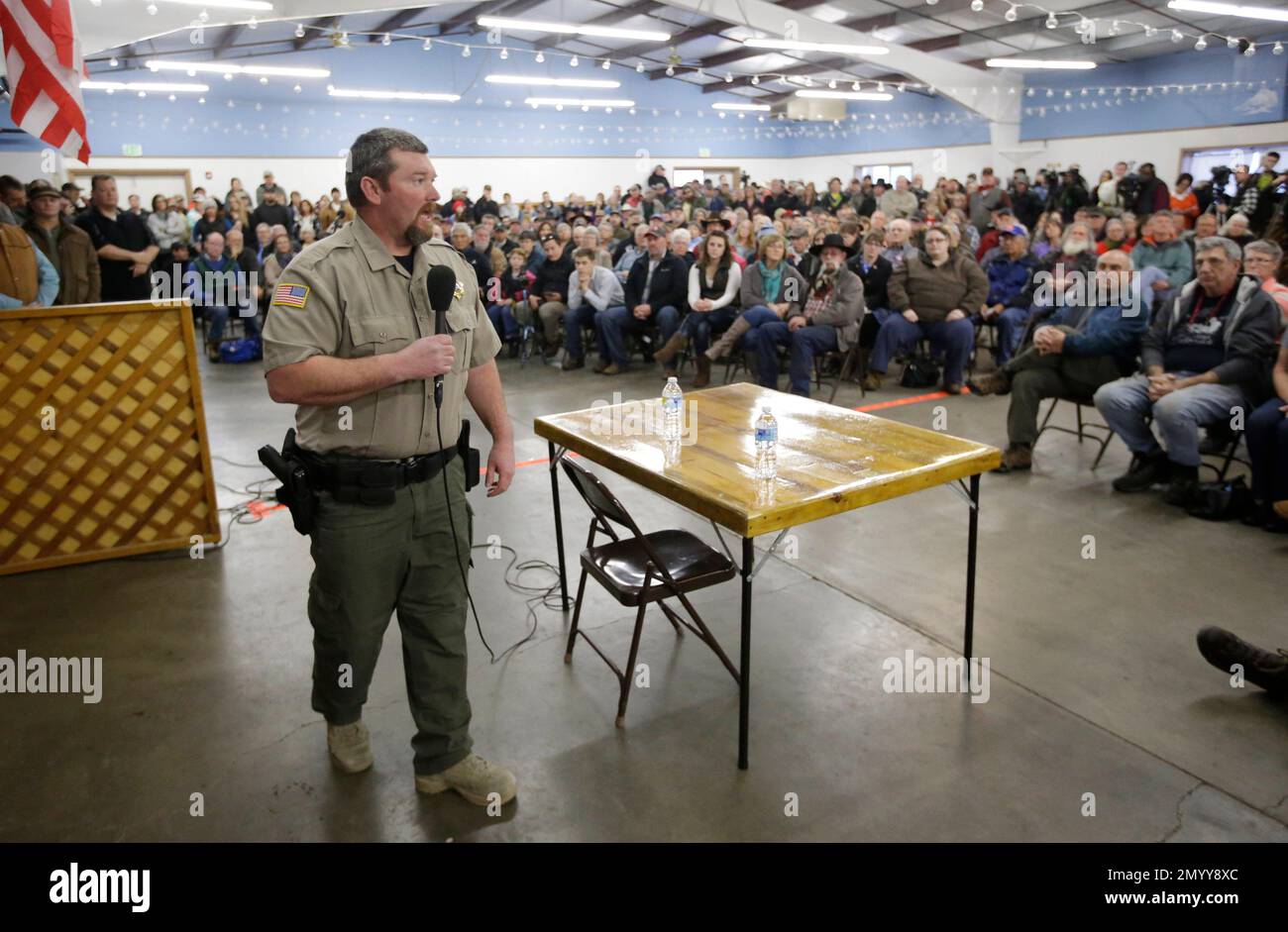 FILE In this Jan. 6, 2016, file photo, Harney County Sheriff David