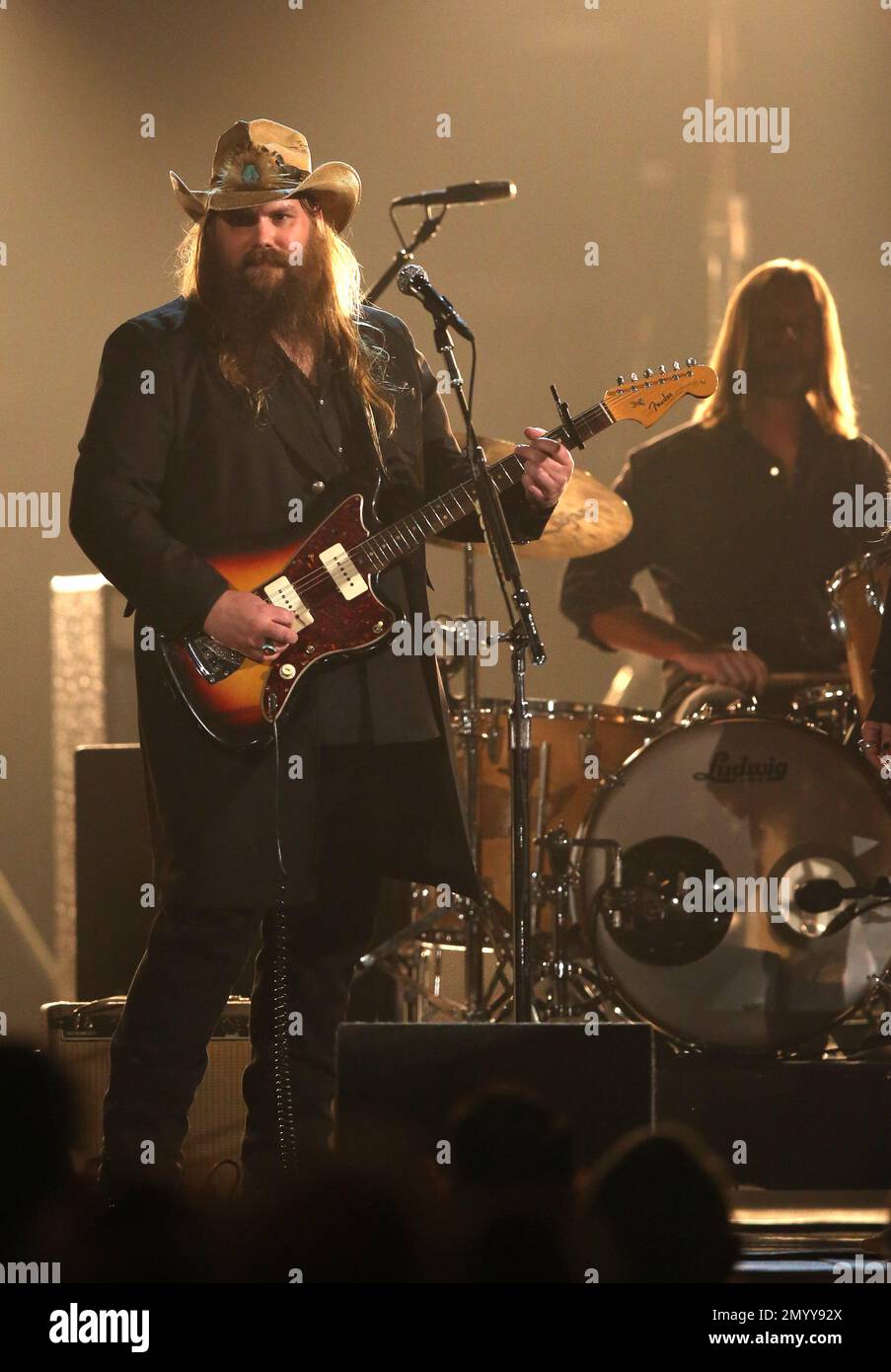 Fire Way Chris Stapleton performs “Fire Away” at the 51st annual Academy of ...