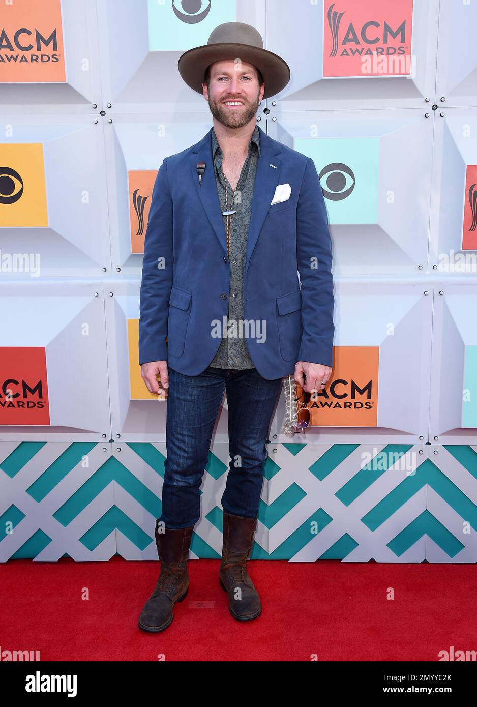 Drake White arrives at the 51st annual Academy of Country Music Awards ...