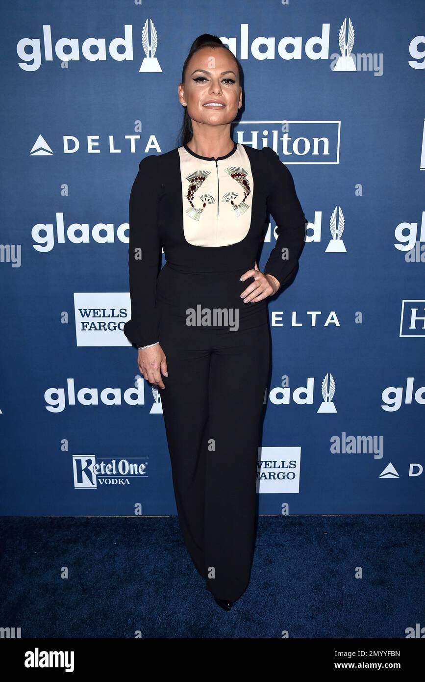 Sanaa Hamri arrives at the 27th Annual GLAAD Media Awards at the ...