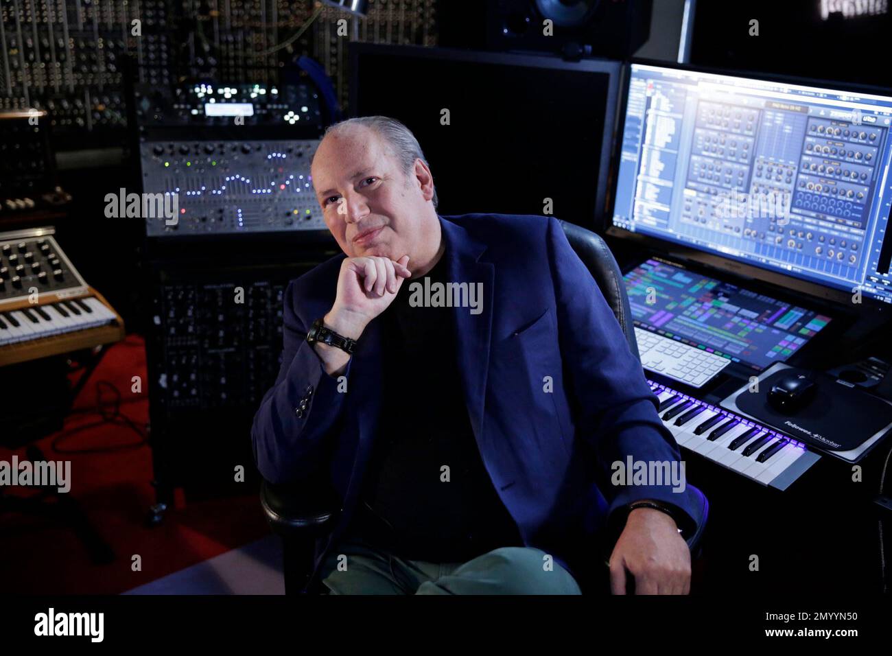 HANS ZIMMER in HANS ZIMMER HOLLYWOOD REBEL (2022), directed by FRANCIS HARLY. Credit BBC
