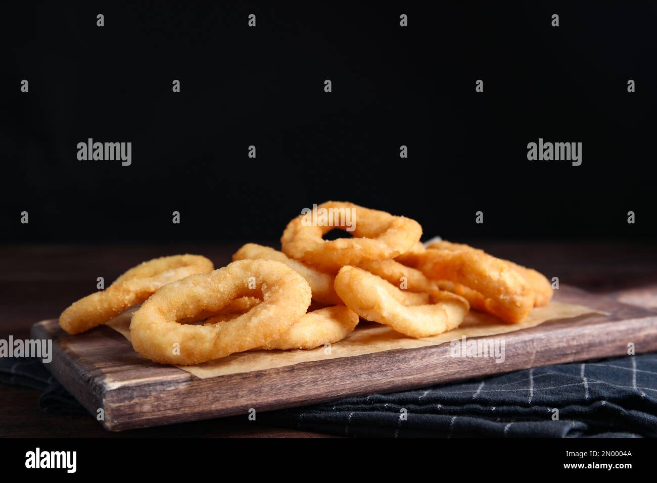 Fried gold onion snack hi-res stock photography and images - Alamy