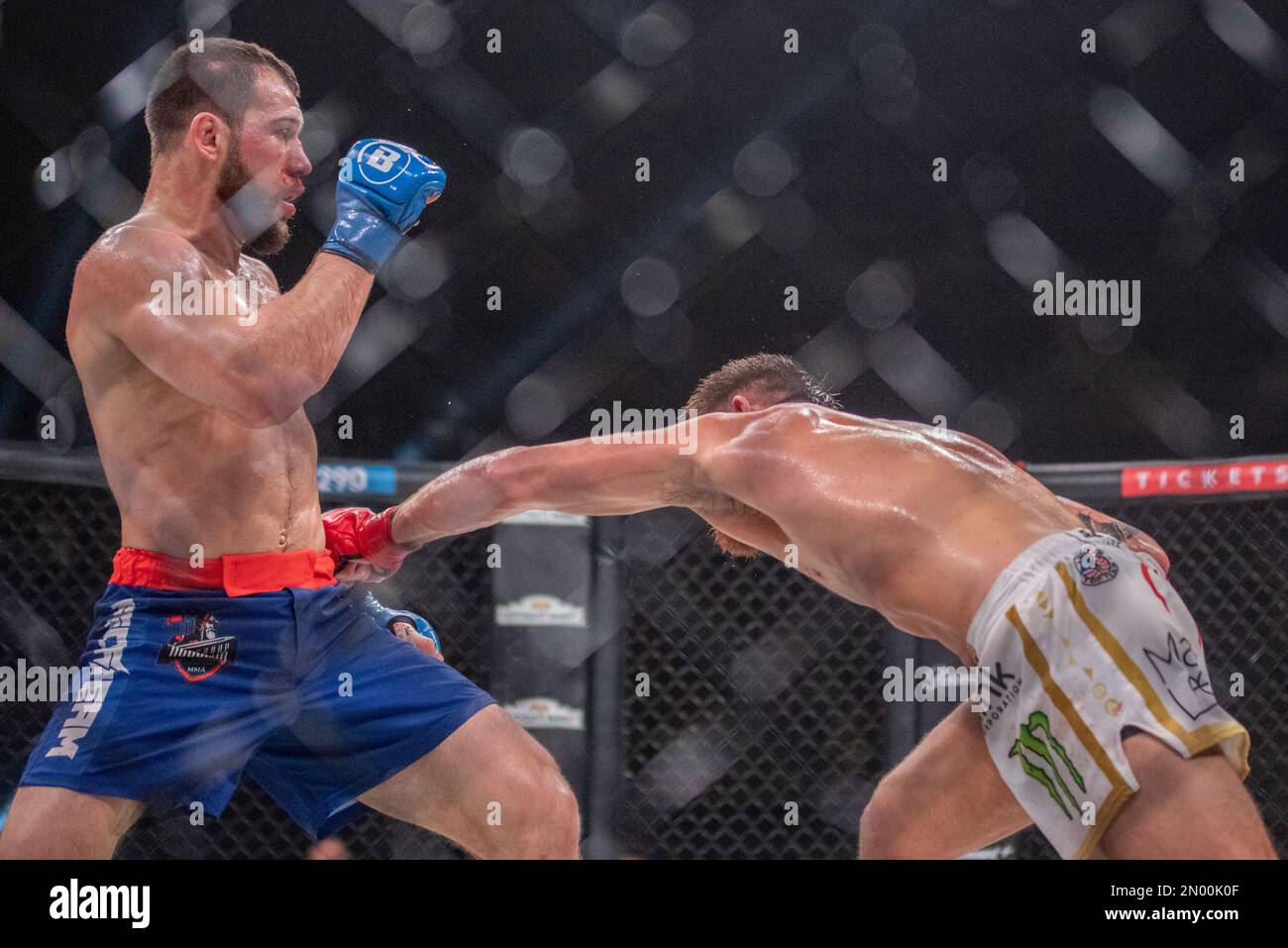 London, UK. 24th May 2018. Anatoly Tokov takes to the scales ahead of his  friday night fight. Credit: Dan Cooke Credit: Dan Cooke/Alamy Live News  Stock Photo - Alamy