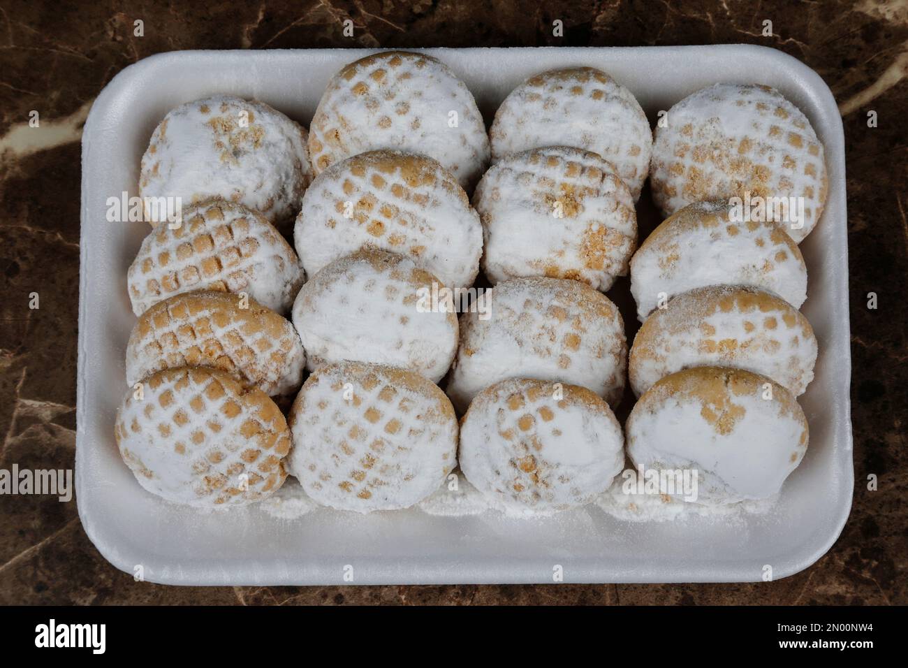 Almond Snowball Cookies Stock Photo Stock Photo