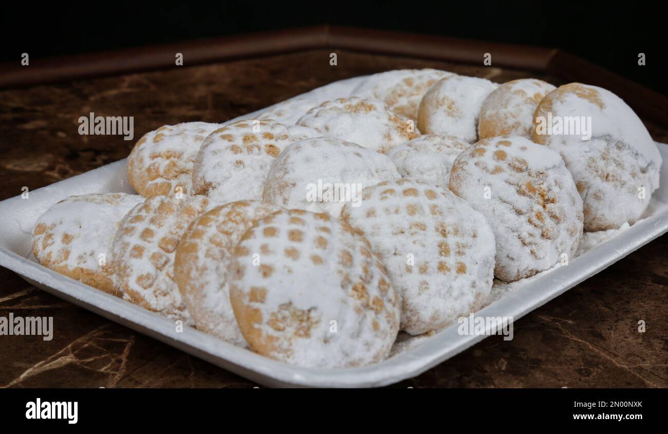 Almond Snowball Cookies Stock Photo Stock Photo