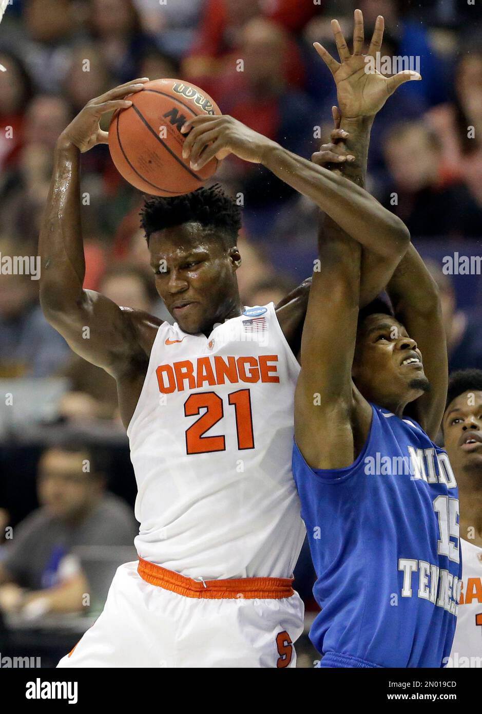 FILE In this March 20, 2016, file photo, Syracuse's Tyler Roberson