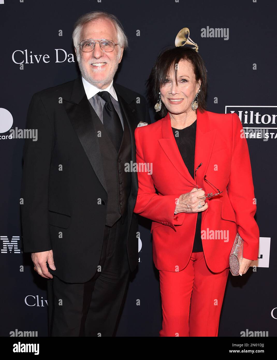 Beverly Hills, USA. 4th Feb 2023. Fred A. Rappoport and Michele Lee arriving to the 2023 Pre-GRAMMY Gala held at the Beverly Hilton Hotel on February 4, 2023 in Beverly Hills, CA. © Lisa OConnor/AFF-USA.com Credit: AFF/Alamy Live News Stock Photo