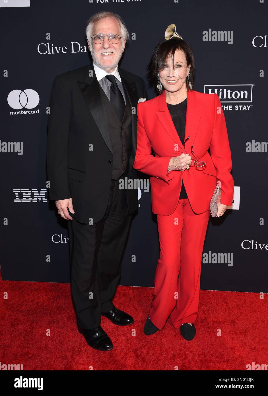 Beverly Hills, USA. 4th Feb 2023. Fred A. Rappoport and Michele Lee arriving to the 2023 Pre-GRAMMY Gala held at the Beverly Hilton Hotel on February 4, 2023 in Beverly Hills, CA. © Lisa OConnor/AFF-USA.com Credit: AFF/Alamy Live News Stock Photo