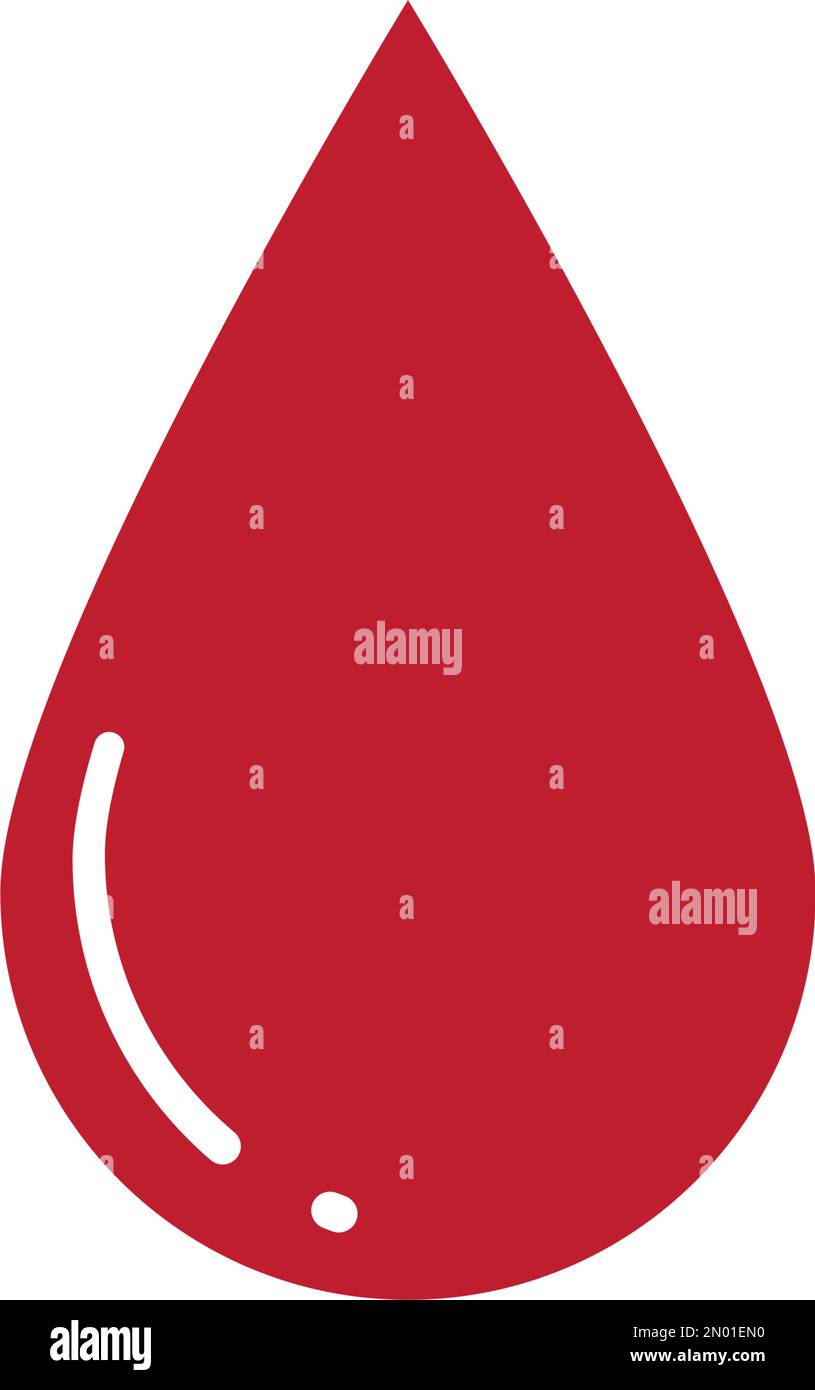 Blood logo vector illustration template design Stock Vector