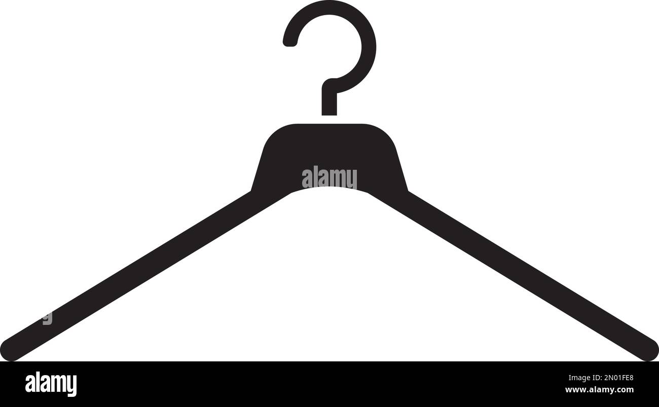 Clothes Hanger logo vector illustration design Stock Vector