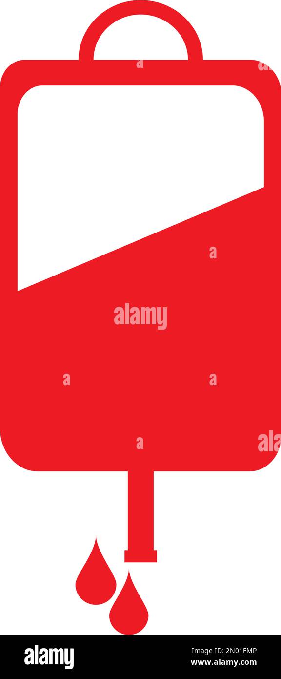 Blood logo vector illustration template design Stock Vector