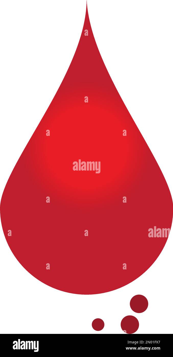Blood logo vector illustration template design Stock Vector