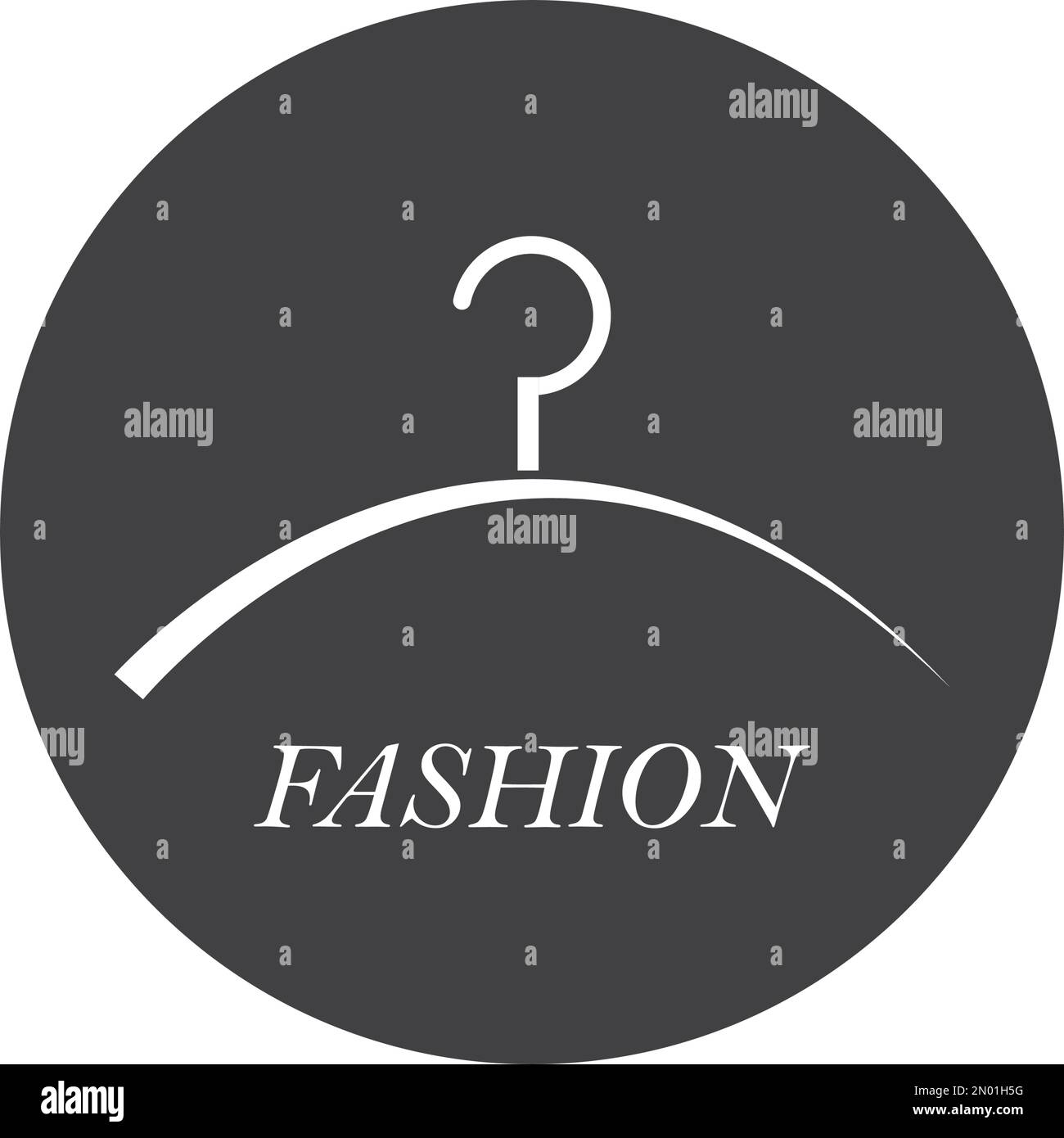 Clothes Hanger logo vector illustration design Stock Vector Image & Art